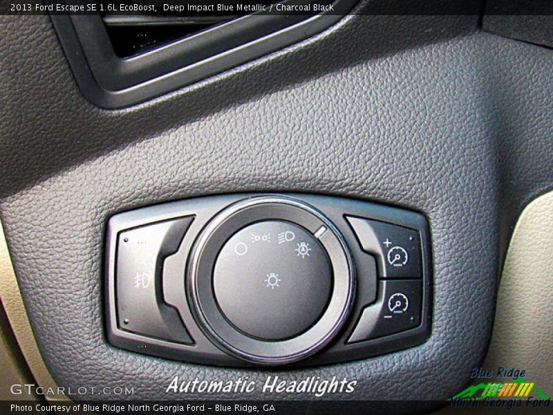 Deep Impact Blue Metallic / Charcoal Black 2013 Ford Escape SE 1.6L EcoBoost