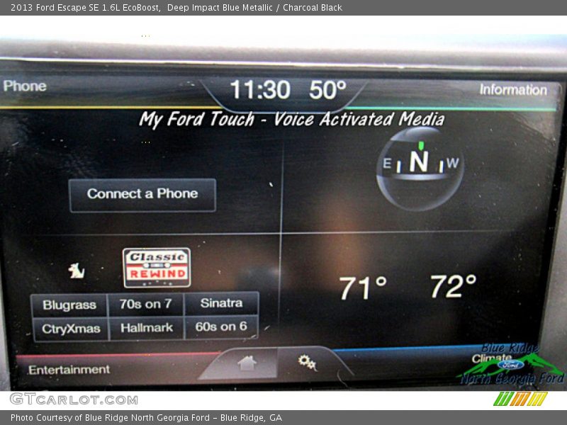 Deep Impact Blue Metallic / Charcoal Black 2013 Ford Escape SE 1.6L EcoBoost