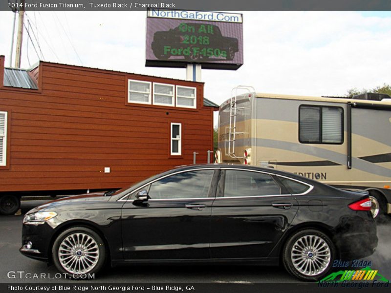Tuxedo Black / Charcoal Black 2014 Ford Fusion Titanium