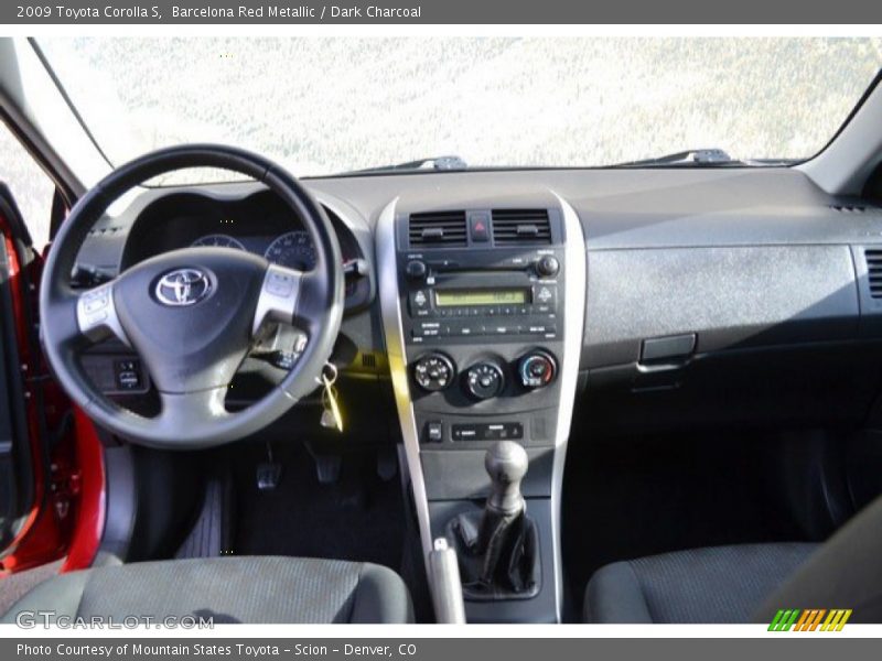 Barcelona Red Metallic / Dark Charcoal 2009 Toyota Corolla S