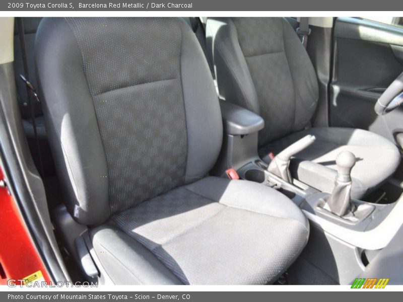Barcelona Red Metallic / Dark Charcoal 2009 Toyota Corolla S