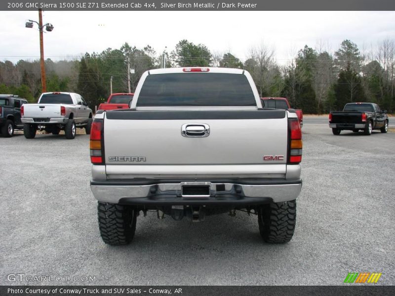 Silver Birch Metallic / Dark Pewter 2006 GMC Sierra 1500 SLE Z71 Extended Cab 4x4