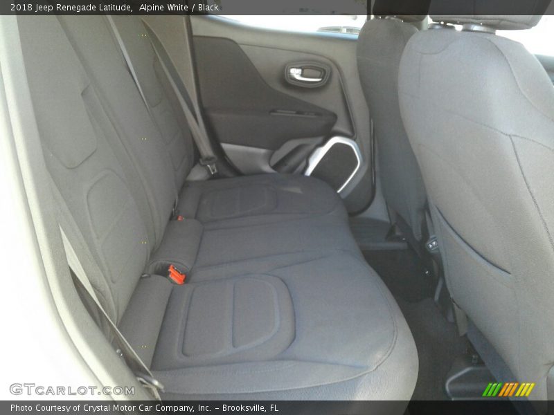 Alpine White / Black 2018 Jeep Renegade Latitude