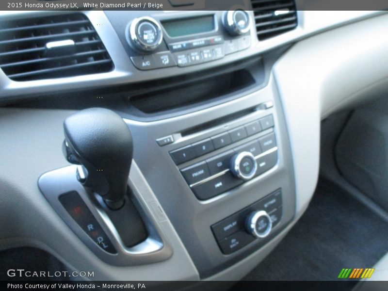 White Diamond Pearl / Beige 2015 Honda Odyssey LX