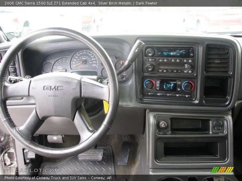 Silver Birch Metallic / Dark Pewter 2006 GMC Sierra 1500 SLE Z71 Extended Cab 4x4