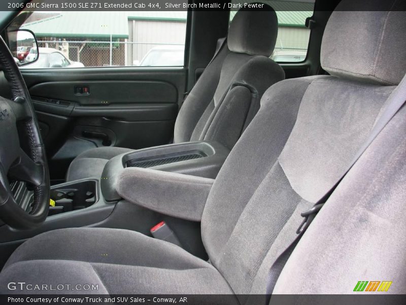 Silver Birch Metallic / Dark Pewter 2006 GMC Sierra 1500 SLE Z71 Extended Cab 4x4