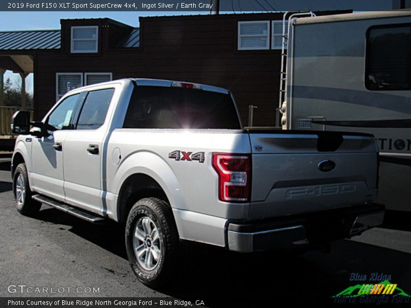 Ingot Silver / Earth Gray 2019 Ford F150 XLT Sport SuperCrew 4x4