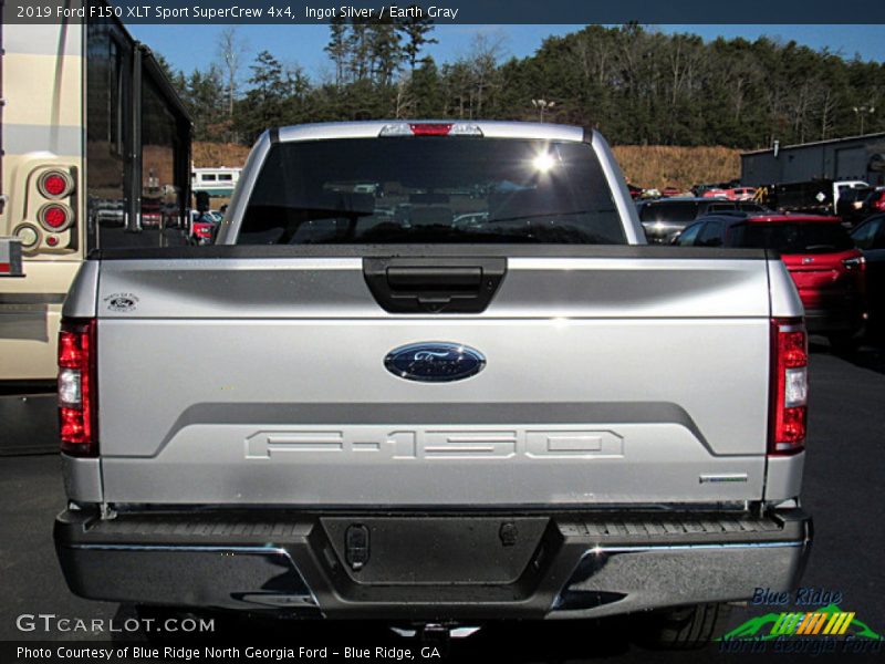 Ingot Silver / Earth Gray 2019 Ford F150 XLT Sport SuperCrew 4x4