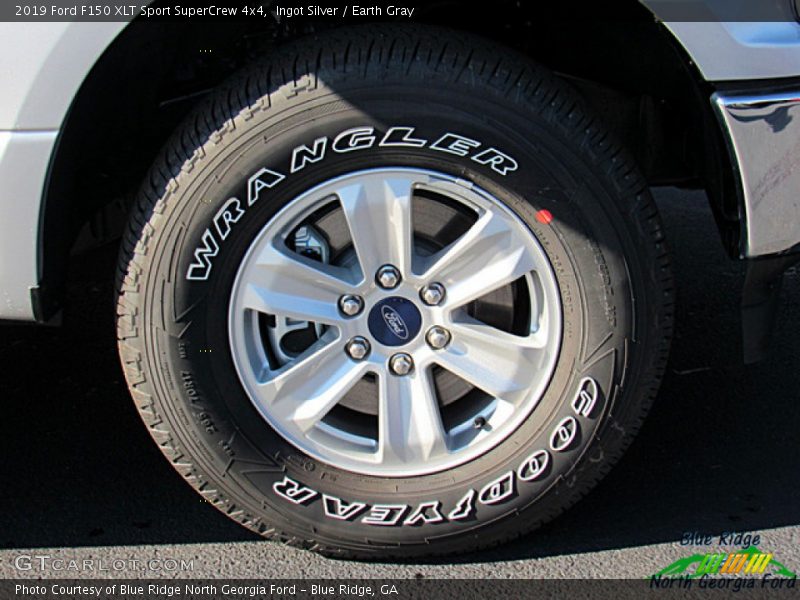 Ingot Silver / Earth Gray 2019 Ford F150 XLT Sport SuperCrew 4x4