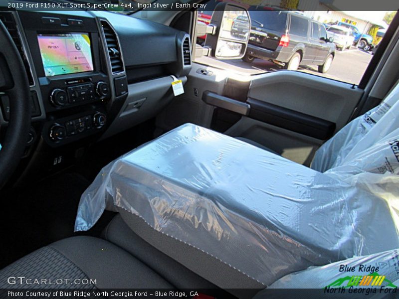 Ingot Silver / Earth Gray 2019 Ford F150 XLT Sport SuperCrew 4x4