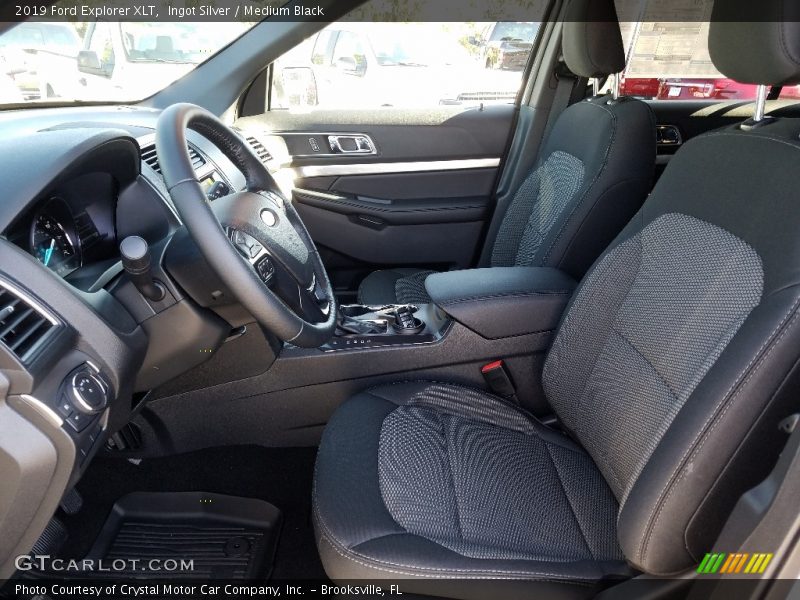 Ingot Silver / Medium Black 2019 Ford Explorer XLT