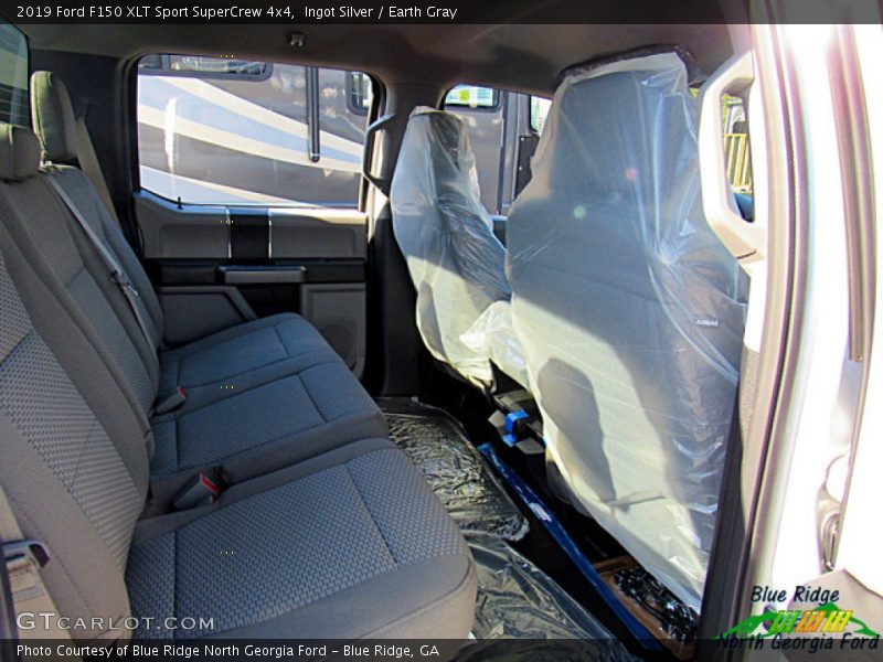 Ingot Silver / Earth Gray 2019 Ford F150 XLT Sport SuperCrew 4x4