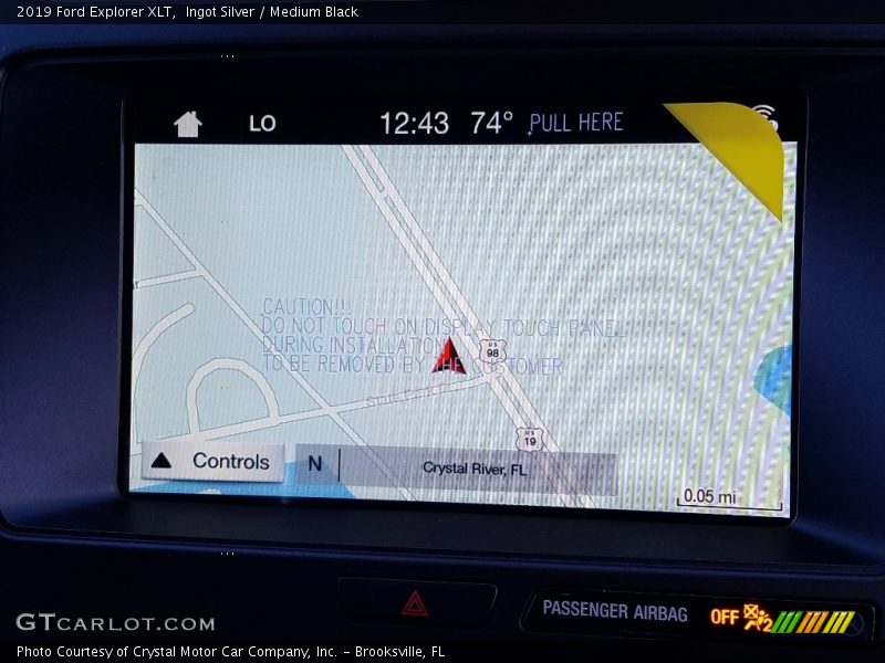 Ingot Silver / Medium Black 2019 Ford Explorer XLT