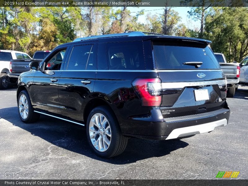 Agate Black Metallic / Medium Soft Ceramic 2019 Ford Expedition Platinum 4x4