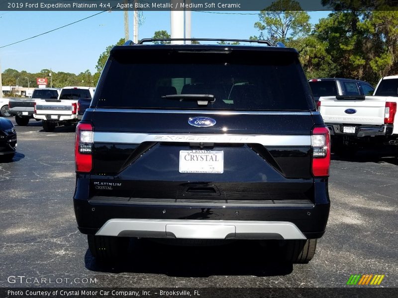 Agate Black Metallic / Medium Soft Ceramic 2019 Ford Expedition Platinum 4x4