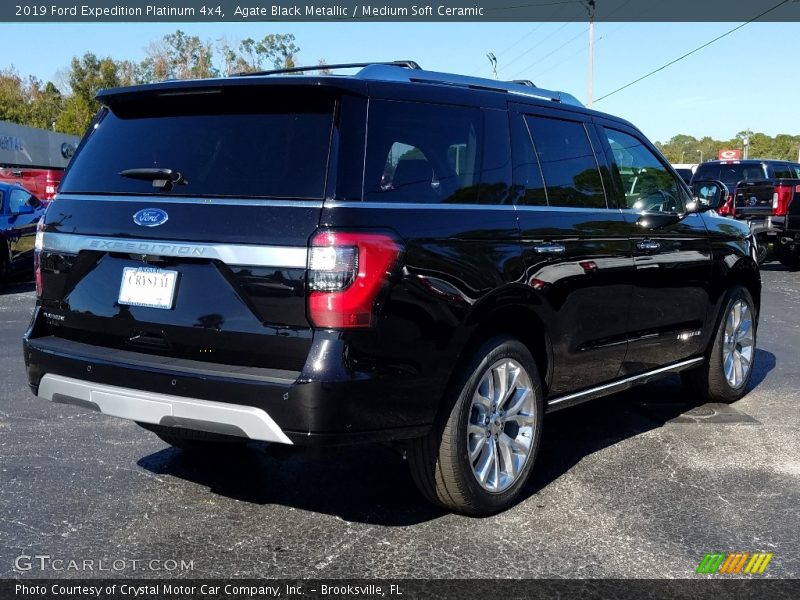 Agate Black Metallic / Medium Soft Ceramic 2019 Ford Expedition Platinum 4x4