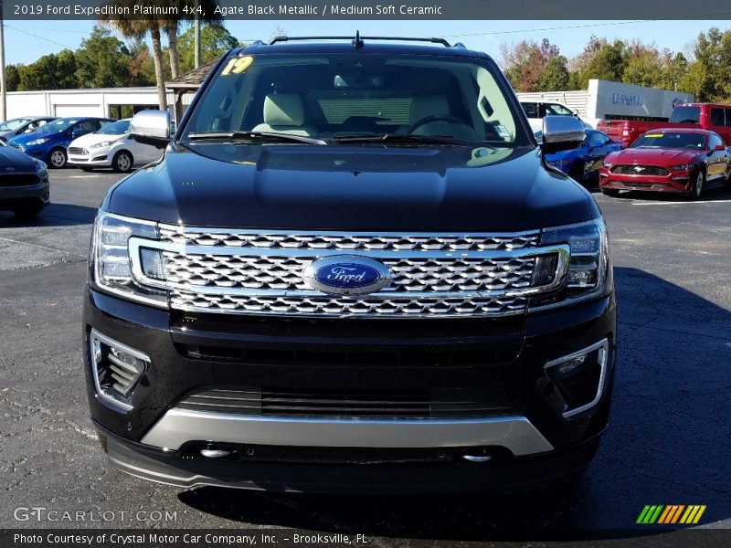 Agate Black Metallic / Medium Soft Ceramic 2019 Ford Expedition Platinum 4x4