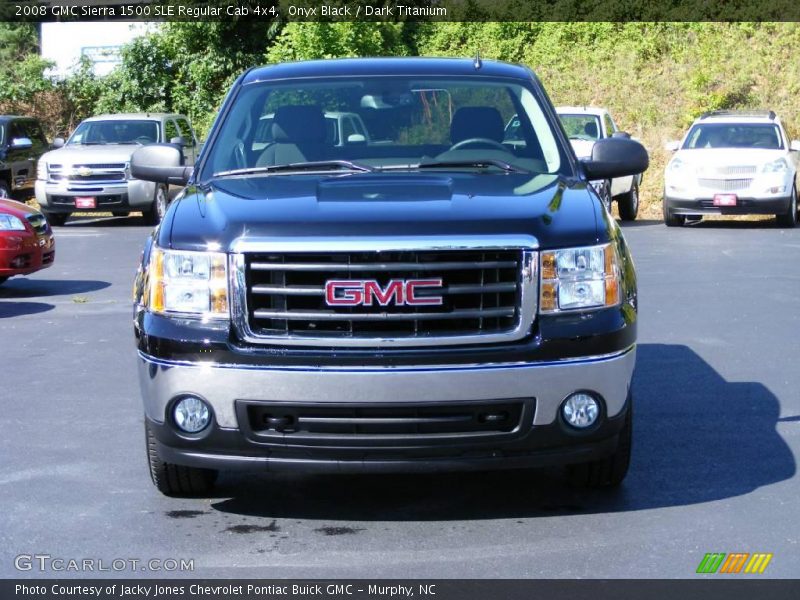 Onyx Black / Dark Titanium 2008 GMC Sierra 1500 SLE Regular Cab 4x4