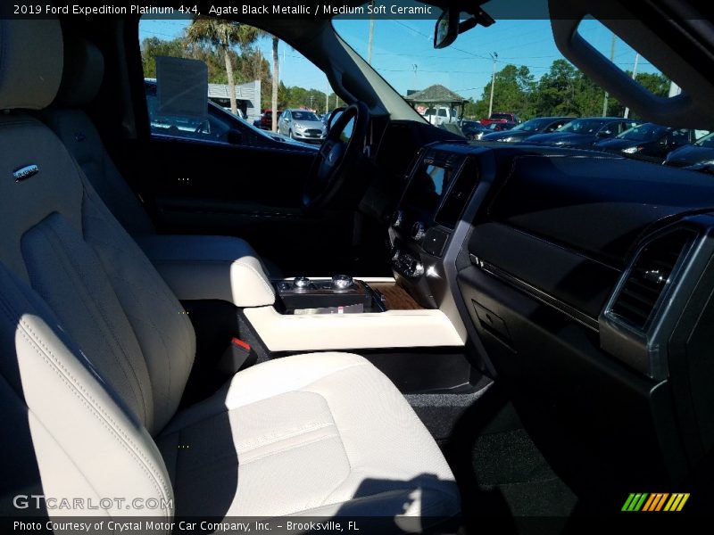 Agate Black Metallic / Medium Soft Ceramic 2019 Ford Expedition Platinum 4x4