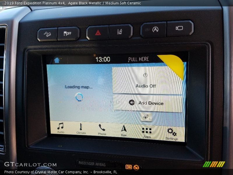 Agate Black Metallic / Medium Soft Ceramic 2019 Ford Expedition Platinum 4x4