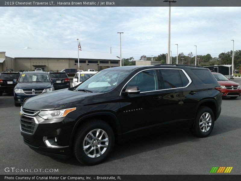 Havana Brown Metallic / Jet Black 2019 Chevrolet Traverse LT