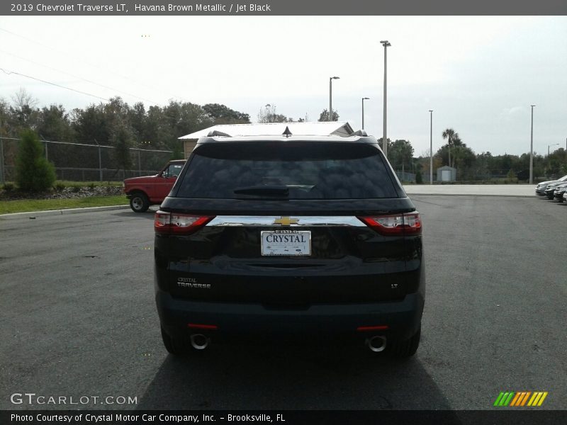 Havana Brown Metallic / Jet Black 2019 Chevrolet Traverse LT