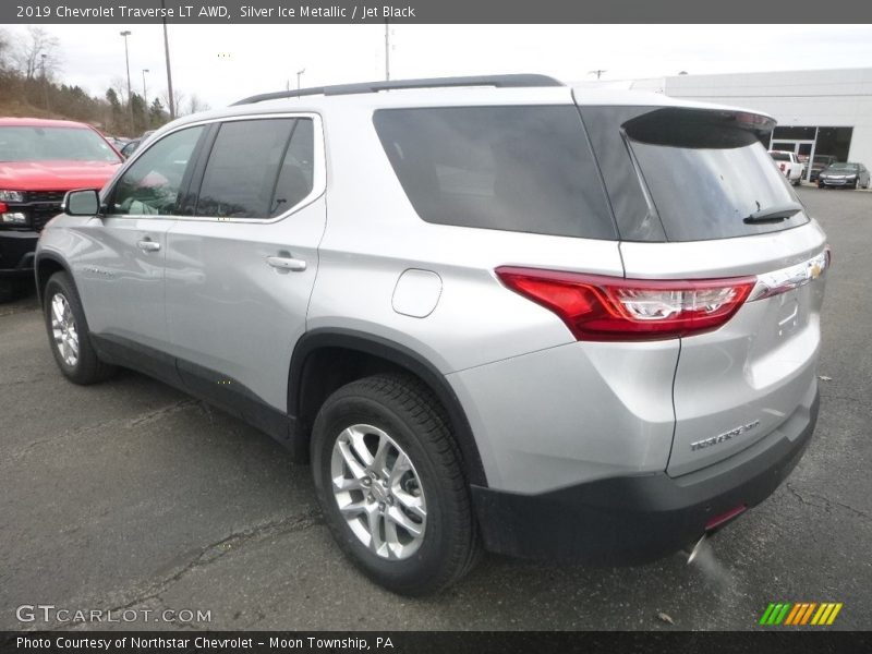 Silver Ice Metallic / Jet Black 2019 Chevrolet Traverse LT AWD