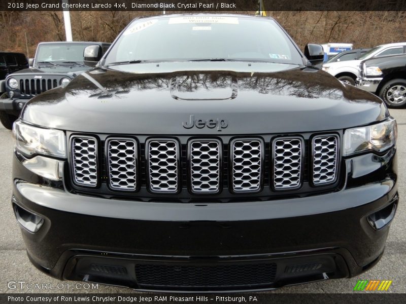 Diamond Black Crystal Pearl / Black 2018 Jeep Grand Cherokee Laredo 4x4