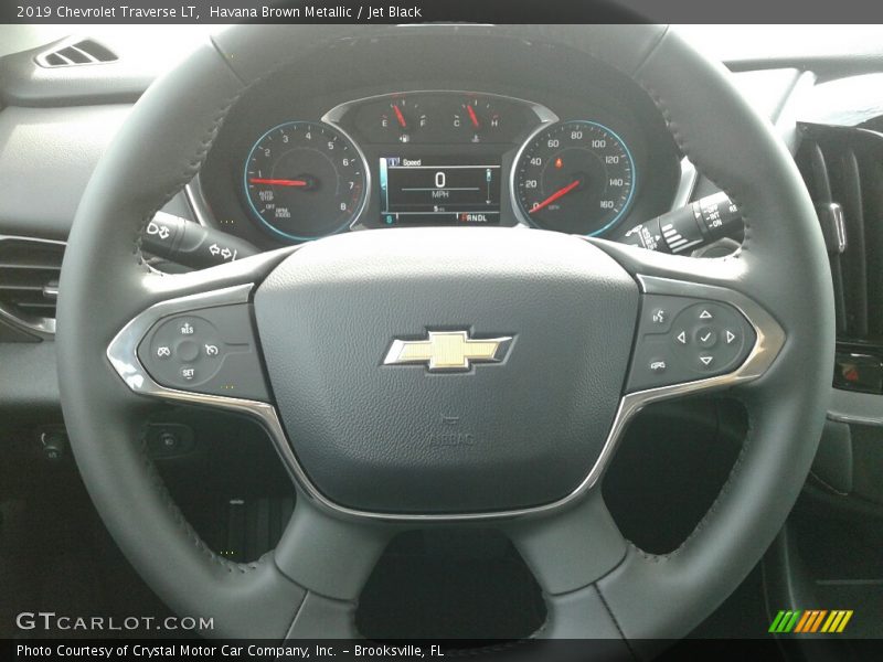 Havana Brown Metallic / Jet Black 2019 Chevrolet Traverse LT
