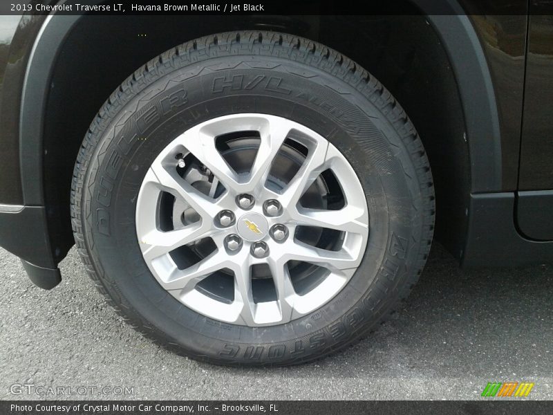 Havana Brown Metallic / Jet Black 2019 Chevrolet Traverse LT