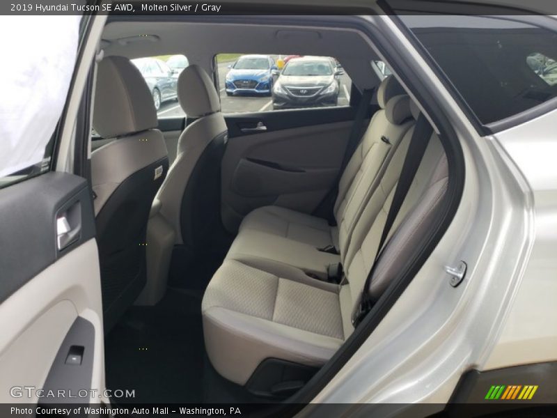 Molten Silver / Gray 2019 Hyundai Tucson SE AWD