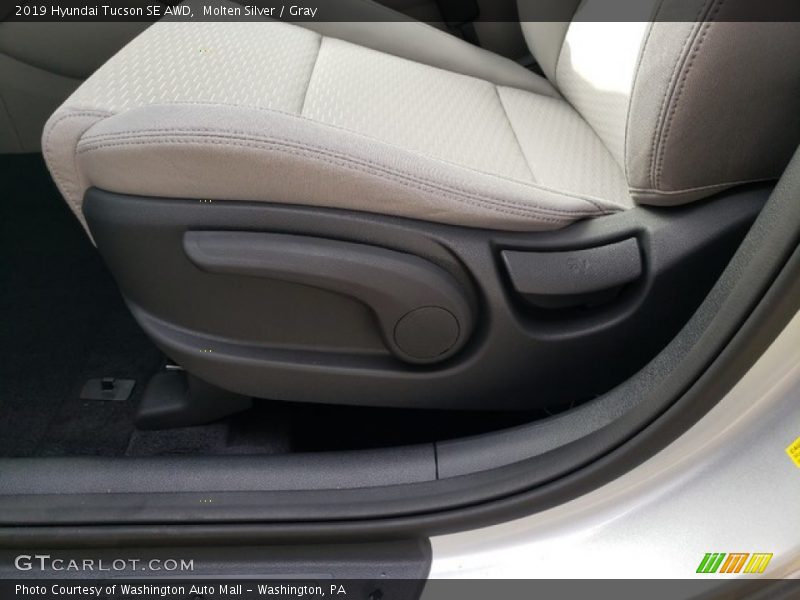 Molten Silver / Gray 2019 Hyundai Tucson SE AWD