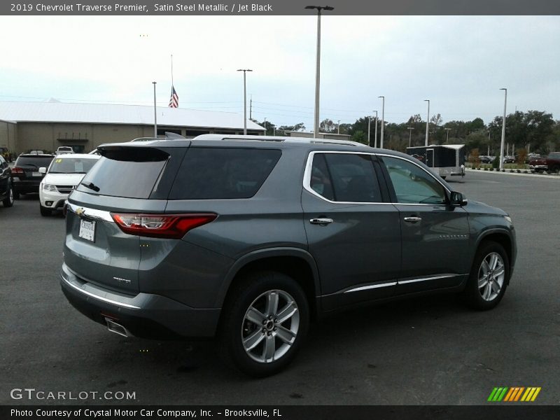 Satin Steel Metallic / Jet Black 2019 Chevrolet Traverse Premier