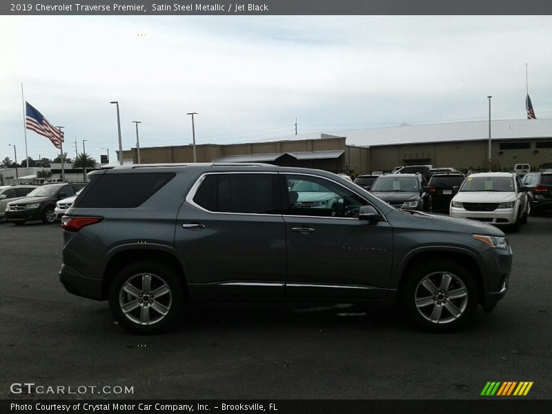 Satin Steel Metallic / Jet Black 2019 Chevrolet Traverse Premier
