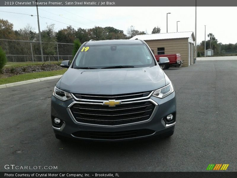 Satin Steel Metallic / Jet Black 2019 Chevrolet Traverse Premier