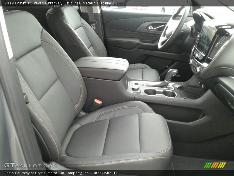 Satin Steel Metallic / Jet Black 2019 Chevrolet Traverse Premier
