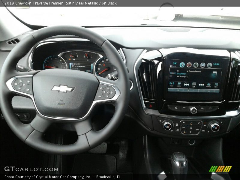 Satin Steel Metallic / Jet Black 2019 Chevrolet Traverse Premier