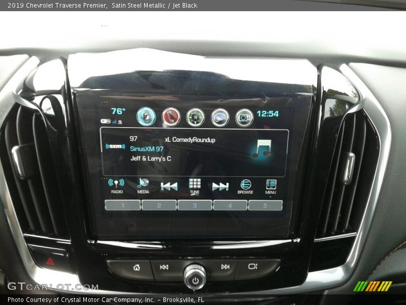 Satin Steel Metallic / Jet Black 2019 Chevrolet Traverse Premier