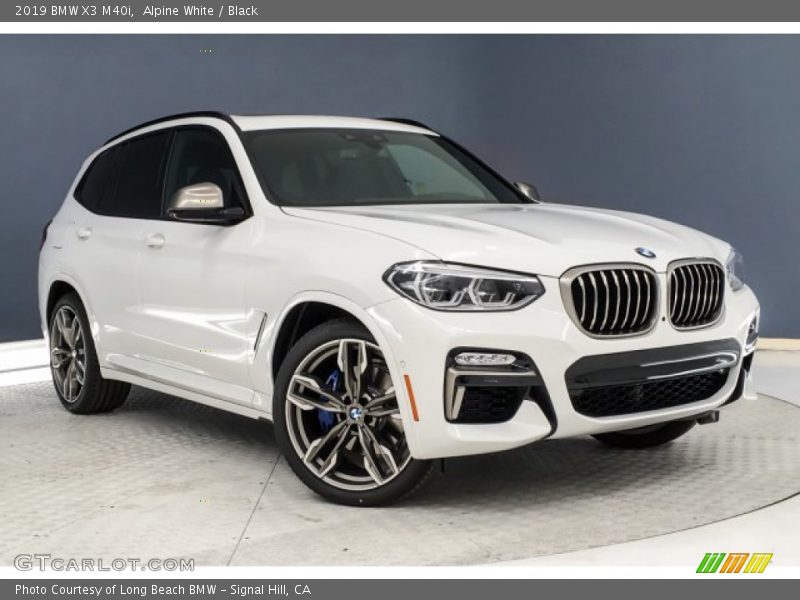 Alpine White / Black 2019 BMW X3 M40i