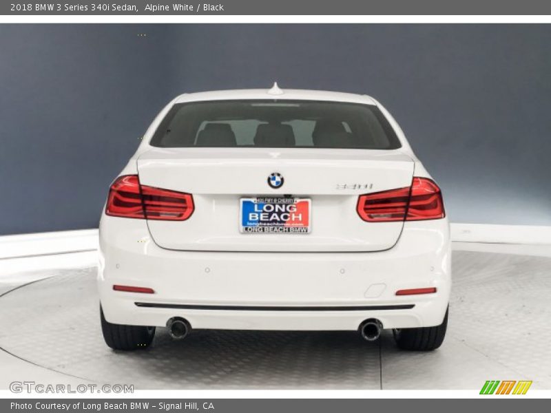 Alpine White / Black 2018 BMW 3 Series 340i Sedan