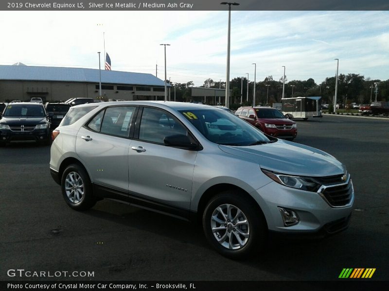 Silver Ice Metallic / Medium Ash Gray 2019 Chevrolet Equinox LS