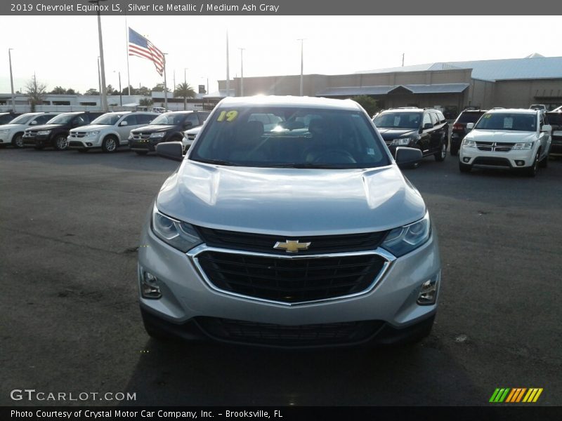 Silver Ice Metallic / Medium Ash Gray 2019 Chevrolet Equinox LS