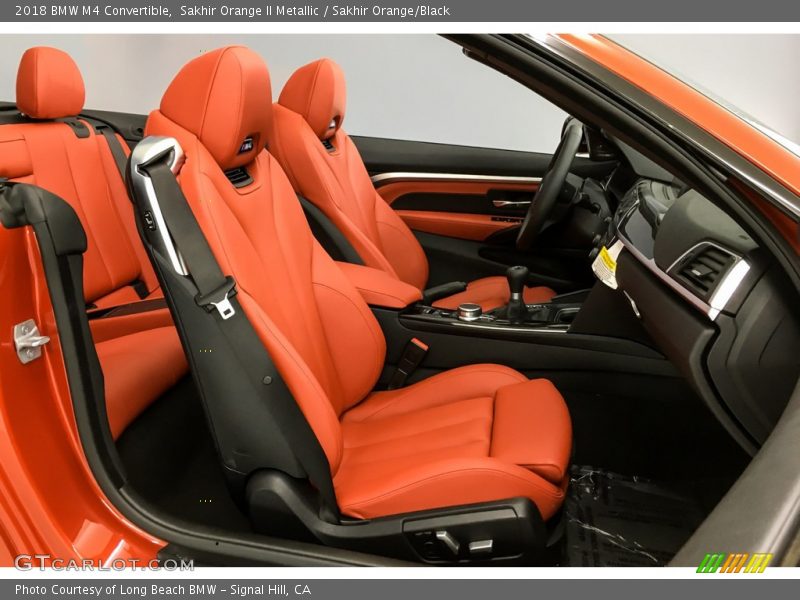  2018 M4 Convertible Sakhir Orange/Black Interior