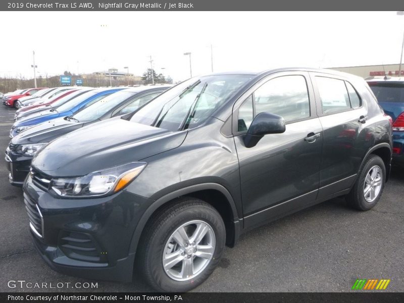Nightfall Gray Metallic / Jet Black 2019 Chevrolet Trax LS AWD