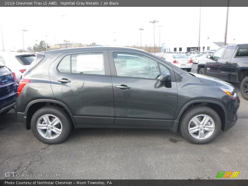 Nightfall Gray Metallic / Jet Black 2019 Chevrolet Trax LS AWD