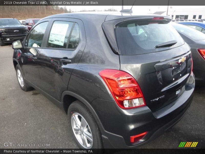 Nightfall Gray Metallic / Jet Black 2019 Chevrolet Trax LS AWD