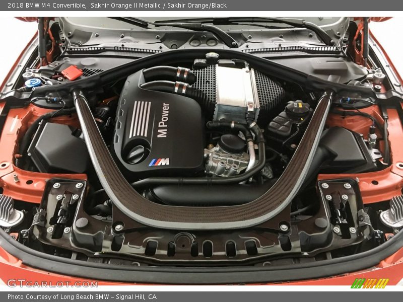  2018 M4 Convertible Engine - 3.0 Liter M TwinPower Turbocharged DOHC 24-Valve VVT Inline 6 Cylinder