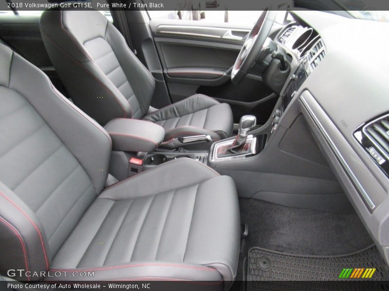 Front Seat of 2018 Golf GTI SE