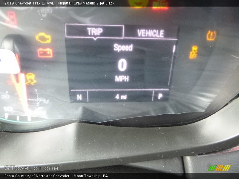 Nightfall Gray Metallic / Jet Black 2019 Chevrolet Trax LS AWD