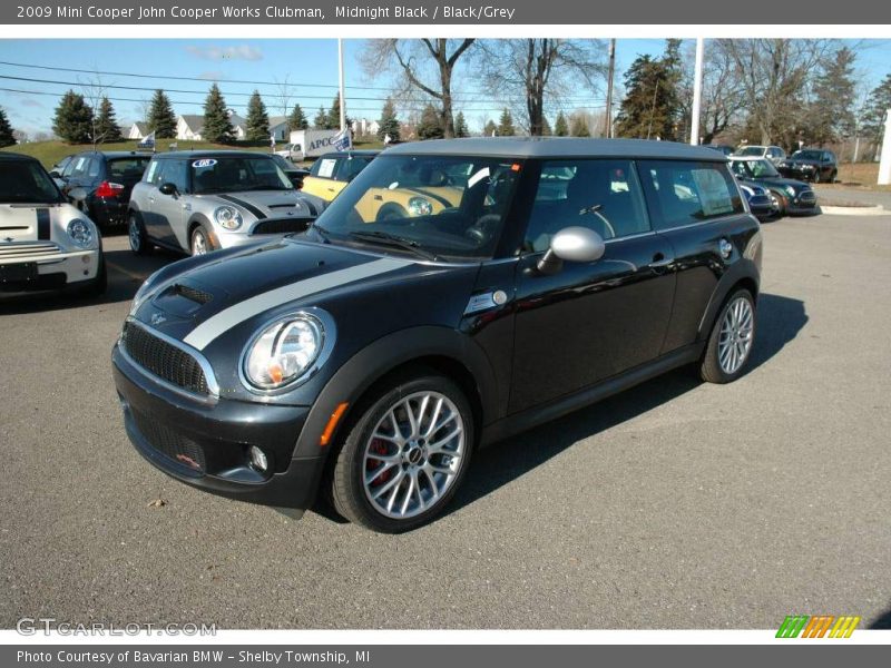 Midnight Black / Black/Grey 2009 Mini Cooper John Cooper Works Clubman